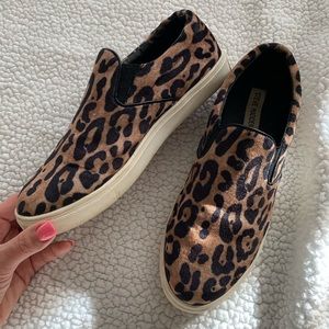 Steve Madden leopard print sneakers